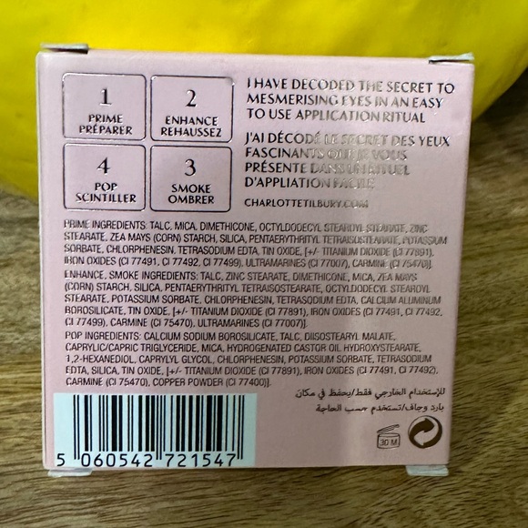 Charlotte Tilbury Luxury Palette Eye Shadows Eyeshadow Quad Pillow Talk NIB - Picture 6 of 8